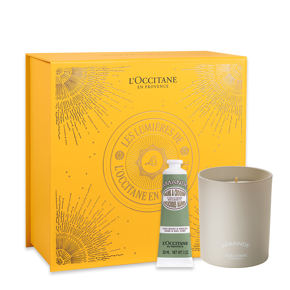 Momento Relaxante com Amêndoa: Vela Perfumada e Creme de Mãos, , large image number 0
